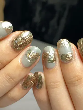 ネイル 草加ニュアンスネイル 🌚hersのネイルデザイン