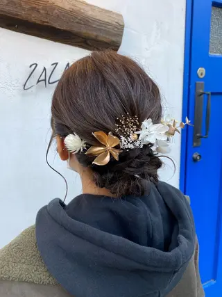 ヘアアレンジ ZAZA YUKAのヘアスタイル
