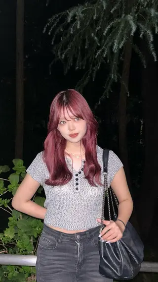 ロング レイヤー/マツエク 💋𝑨𝑵𝑵𝑨のヘアスタイル