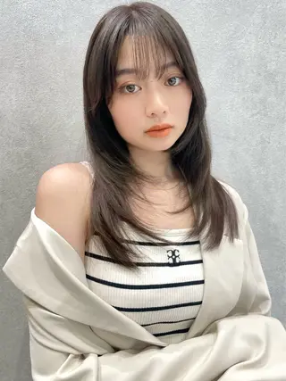 ロング ショート/ボブ/ 白髪ぼかし/しんやのヘアスタイル