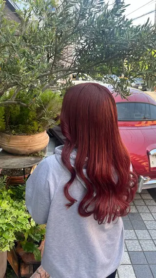 ロング 黒滝 真歩のヘアスタイル