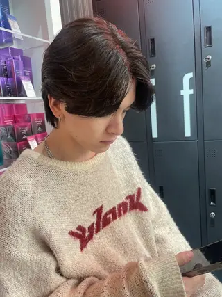 メンズ メンズ特化✨️ 韓国風パーマ🔥一八のヘアスタイル