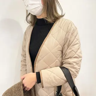 ミディアム カラー 佐藤 永夏のヘアスタイル