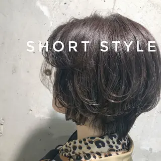 ショート カラー YU-KA ✂︎ROSSOのヘアスタイル