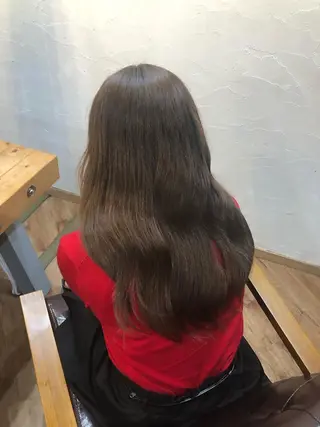 ロング カラー little広島所属・縮毛矯正/髪質改善 予約はリクエストからのヘアスタイル