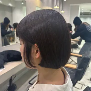 ショート カミヤ ミウのヘアスタイル