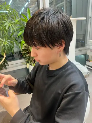 メンズ レイヤーカット/韓国 ヘア/ honokaのヘアスタイル