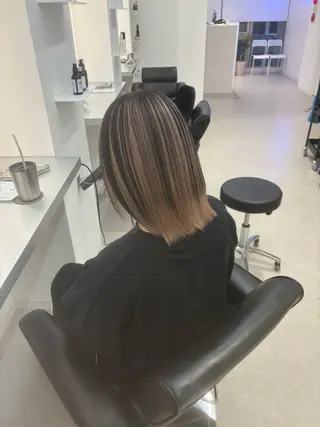 ミディアム カラー ユラ🪐 /ブリーチのヘアスタイル