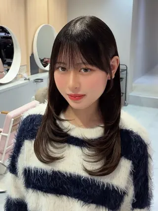 小顔×韓国レイヤー/ 骨格診断/Rikuのヘアスタイル