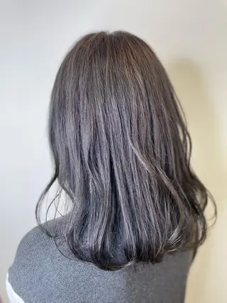 セミロング 松本 剛成のヘアスタイル