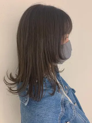 ミディアム カラー Layla-lip所属・田中 奈津美のヘアスタイル