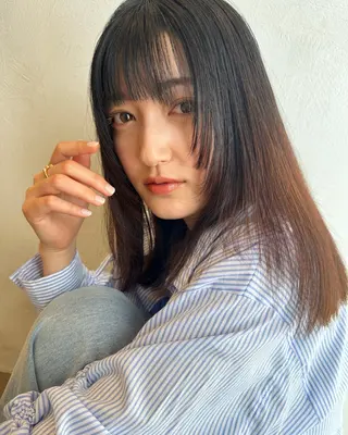 セミロング Hanon hair＆relaxation所属・🌿‬Hanon 藤井よし乃🌿‬のヘアスタイル