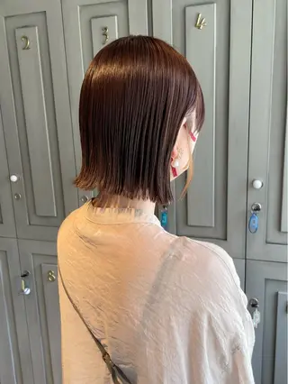 ショート カラー sea by luvismけやき通り2号店所属・ボブ/ショート/ 縮毛矯正/岸本恭明のヘアスタイル