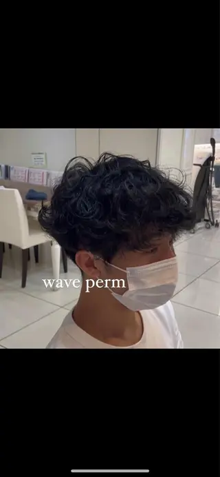 パーマ メンズ BiBi  藪 菜月のヘアスタイル