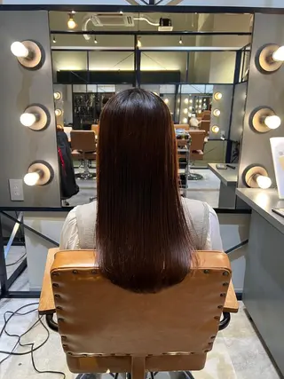 ロング カラー 髪質改善ストレート Kantaのヘアスタイル