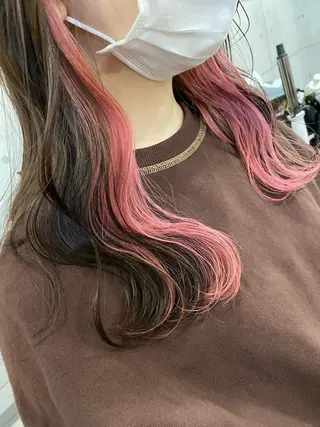 セミロング 艶カラー💎 髪質改善🎈アトワのヘアスタイル