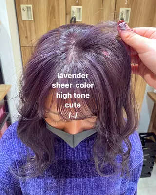 ミディアム カラー ヘアアレンジ パーマ指名No1 /namiのヘアスタイル