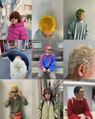 ショート カラー パーマ メンズ 吉武 茂暉のヘアスタイル