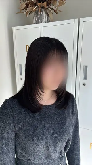 ミディアム Angelica manaのヘアスタイル