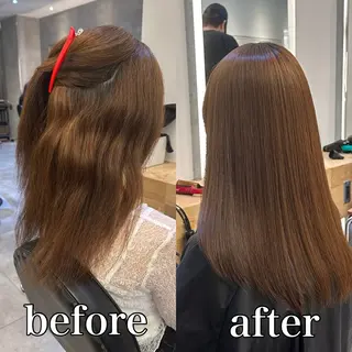 ロング 美髪矯正💎副店長 💎ミツキのヘアスタイル