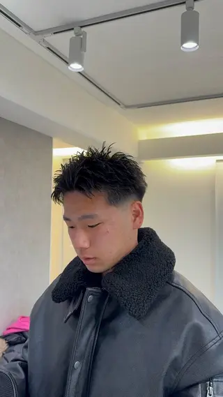 ショート メンズ Men’s  salon ANSWER所属・SHIZUKU スパイキーショートのヘアスタイル