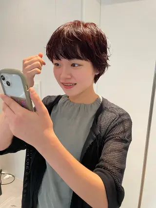 ショート パーマ Kouta/似合わせ /パーマ/カラーのヘアスタイル