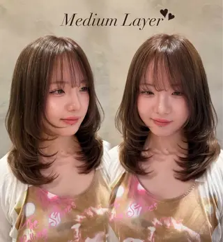 カラー Rino 🎀🖤のヘアスタイル