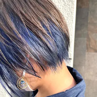 ショート カラー 神 .のヘアスタイル