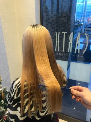 ロング カラー 下田 あみのヘアスタイル