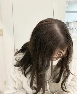セミロング カラー ParveMix🎀 稲垣詞葉のヘアスタイル