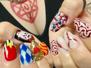 ネイル Nail Atelier IamI所属・アイアムアイ 大村磨衣のネイルデザイン