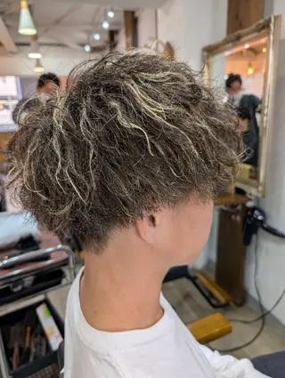 ショート パーマ bathair  所属・bathair 持田侑祐のヘアスタイル