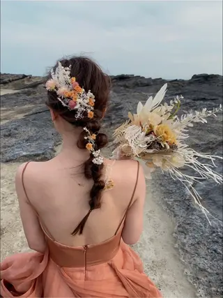 ロング 卒業式ヘアセット🎀 ヘアアレンジのヘアスタイル