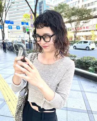 ミディアム カラー パーマ ヘアアレンジ メンズ キッズ ネイル マツエク・マツパ アイブロウ tatsumi/ボブ ウルフ/レイヤーのヘアスタイル