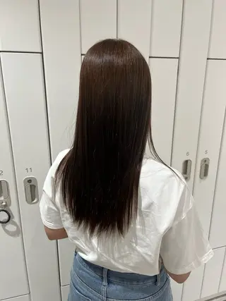 ロング saki‪🌱‬♡ /ボブ/透明感カラーのヘアスタイル