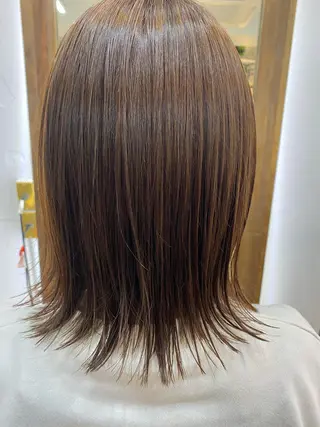 ミディアム おおつき ありかのヘアスタイル