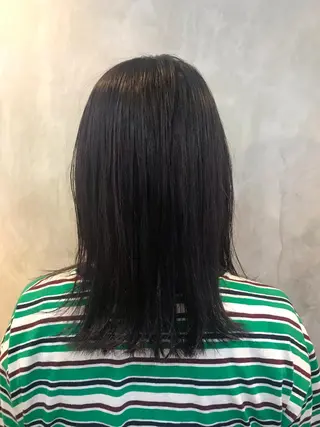 ミディアム カラー ヘアアレンジ stylist/蛯谷 珠里のヘアスタイル