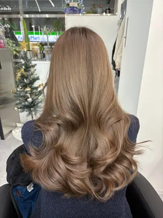 ロング カラー Ardore 韓国風カラー大阪のヘアスタイル