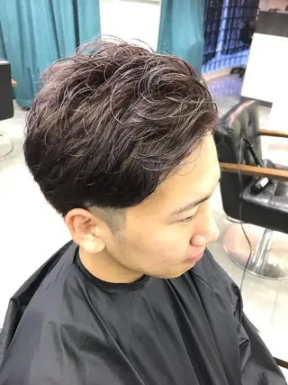 カラー パーマ メンズ アイラッシュ/美容室 個室/瀬戸 一菜のヘアスタイル