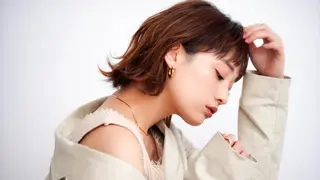 ミディアム ショート ボブ 梅田 木戸健人のヘアスタイル