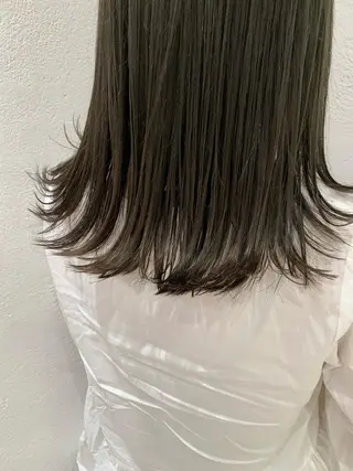 ロング カラー 韓国ヘア🇰🇷/ レイヤーカット✂︎のヘアスタイル