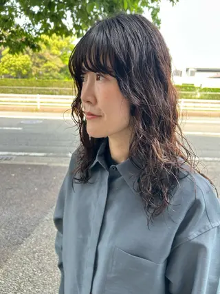 パーマ 井手 素子のヘアスタイル
