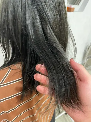 セミロング 【お洒落パーマ】 Elme　肥塚康汰郎のヘアスタイル