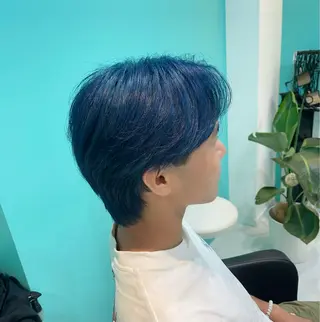 メンズ mana/メンズ/ ヘアセット/ブリーチのヘアスタイル