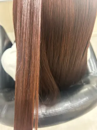 ロング カラー ケアブリーチ/透明感 ピンクカラー/ふうとのヘアスタイル