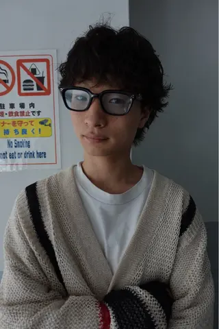 ミディアム パーマ メンズ トレンドヘア◎ 店長　清原佑太のヘアスタイル