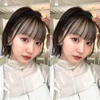 ショート カラー 韓国ヘア/艶カラー /田中悠佑のヘアスタイル