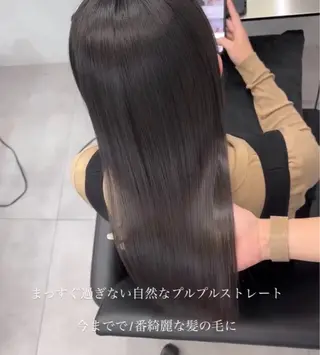 ロング パーマ 巻ける縮毛矯正 Sachi🐰のヘアスタイル