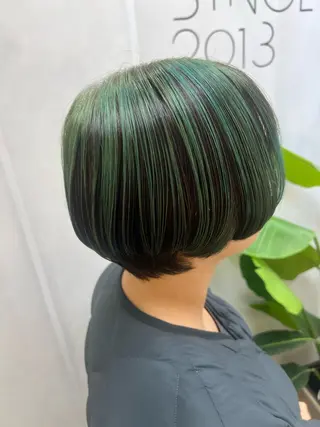 セミロング カラー 🦋.*˚オタク美容 師アキバノノカ🦋のヘアスタイル