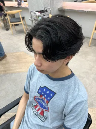 パーマ メンズ 🌀toa/波巻き✨ /メンズパーマ／栄のヘアスタイル